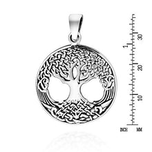 Load image into Gallery viewer, AeraVida Amazing Rare Celtic Tree of Life .925 Sterling Silver Pendant