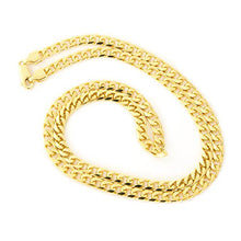 Load image into Gallery viewer, Men's Solid 14k Yellow Gold 4.5 Millimeters Heavy Miami Cuban Link Chain Necklace, 20 Inches