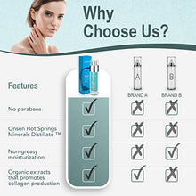 Load image into Gallery viewer, Onsen Anti Aging Moisturizing Lotion Organic Daily Hydration Day and Night Cream Anti Wrinkle Collagen All Natural Skin Face Moisturizer for Women 1.69 fl oz/50 ml
