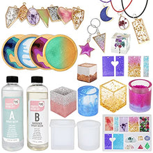 Load image into Gallery viewer, Resin Kit by Craft It Up! - Complete Starter Jewelry Making Resin Kit for Beginners - All Inclusive Craft Resin Starter Kit - Epoxy Resin Kit with Molds, Charms, Dyes & Dry Flowers Included - Gift Set