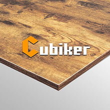 Load image into Gallery viewer, Cubiker Modern L-Shaped Computer Office Desk, Corner Gaming Desk with Monitor Stand, Home Study Writing Table Workstation for Small Spaces, Rustic