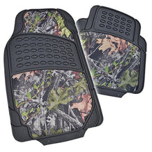 Load image into Gallery viewer, BDK Camo Car Seat Covers Full Set with Camo Car Floor Mats – Complete Interior Protection Set, Realistic Green Forest Camouflage Pattern, Camoflauge Interior Accessories for Auto Truck Van & SUV