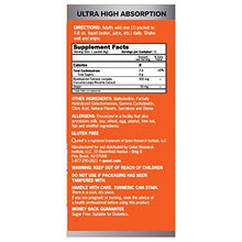 Load image into Gallery viewer, Qunol Turmeric Curcumin Instant Drink Mix, On-The-Go Packets, Orange Flavor, Ultra High Absorption, 500mg Turmeric + 50mg Ginger, Anti-Inflammatory & Joint Support, Dietary Supplement, 15 Servings