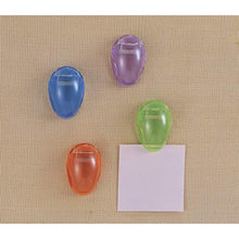 Load image into Gallery viewer, Officemate Standard Cubicle Clips, Assorted Translucent Colors,24 Pack (30166)