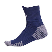 Load image into Gallery viewer, adidas unisex-adult 5-Star Team Cushioned High Quarter Socks (1-Pair), Team Navy Blue/White , X-Large