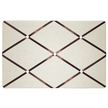 Load image into Gallery viewer, Breeze Point Fabric Memo & Photo Bulletin Board with Ribbons, 23.75" x 15.75", Off/White
