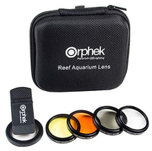 Load image into Gallery viewer, ORPHEK LENS – 2020 Kit for Smartphones – 4 Included: Macro, CPL 37mm Polarized, 15,000k Orange, 20,000k Yellow – For ALL smartphone models: iphone, samsung, huawei, google pixel, tablets and more!