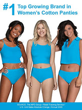 Load image into Gallery viewer, Fruit of the Loom Women's Eversoft Cotton Underwear (Regular & Plus Size), Brief-6 Pack-Assorted Heathers, 6