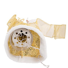 Load image into Gallery viewer, Kurt Adler UL 10-Light 12-Inch Gold Dress Angel Treetop
