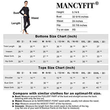 Load image into Gallery viewer, MANCYFIT Thermal Underwear for Women Long Johns Set Fleece Lined Ultra Soft Black X-Large