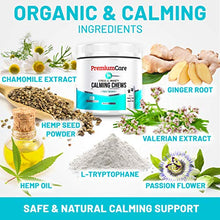 Load image into Gallery viewer, PREMIUM CARE Calming Treats for Dogs - Made in USA - Helps with Dog Anxiety, Separation, Barking, Stress Relief, Thunderstorms and More - Natural Calming Relaxer for Aggressive Behavior - 120 Chews