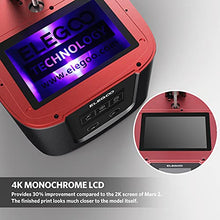 Load image into Gallery viewer, ELEGOO Resin 3D Printer, Mars 3 MSLA 3D Printer with 6.66 inches Ultra 4K Monochrome LCD and Ultra-high Printing Accuracy, Print Size 143×89×175mm/5.62×3.5×6.8in