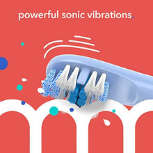 Load image into Gallery viewer, hum by Colgate Smart Battery Toothbrush Kit, Sonic Toothbrush with Travel Case and Replacement Head, Blue
