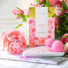 Load image into Gallery viewer, Bath Spa Gift Basket for Women - Spa Luxetique Spa Set for Women Gift, 10pcs Rose Spa Basket, Relaxing Spa Kit with Bath Salts, Body Lotion, Shower Gel, Gifts for Birthday Day, Gifts for Women