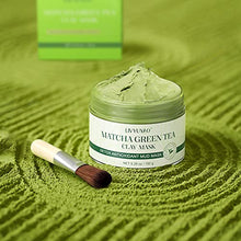 Load image into Gallery viewer, Green Tea Clay Facial Mask, Green Clay Mask with Volcanic Mud, Deep Washing Blackhead Remover Mud Mask, Purifying Facial Mask for Wrinkles, Blackheads, Pore, Acne (5.29oz)
