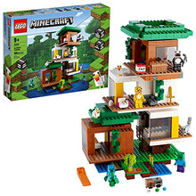 Load image into Gallery viewer, LEGO Minecraft The Modern Treehouse 21174 Giant Treehouse Building Kit Playset; Fun Toy for Minecraft-Gaming Kids; New 2021 (909 Pieces)