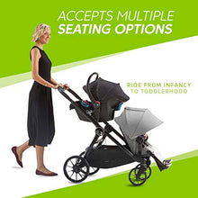 Load image into Gallery viewer, Baby Jogger City Select LUX Stroller | Baby Stroller with 20 Ways to Ride, Goes from Single to Double Stroller | Quick Fold Stroller, Granite