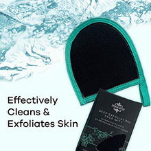 Load image into Gallery viewer, Dermasuri Deep Exfoliating Face Scrub and Body Scrub Mitt - Facial Scrub & Skin Cleanser - Part of the Best Skincare Kit for Women & Men - Cleanse Dead or Dry Skin - Exfoliator Face Scrub Tool