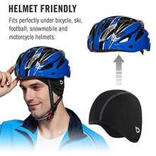 Load image into Gallery viewer, BALEAF Thermal Skull Cap for Men Women Winter Hats Helmet Liner Cold Weather Running Gear Ski with Ear Cover Black Black