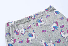 Load image into Gallery viewer, Joyond Girls Summer Cotton Pajamas 4 Piece Snug-Fit Sleepwear Size 6 for Toddler Clothes Kids Short Sleeves Unicorn Pjs Set