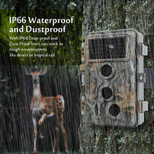 Load image into Gallery viewer, 2-Pack Game Trail Deer Cameras No Glow 90ft Night Vision 24MP Picture 1296P H.264 MP4 Video Motion Activated Waterproof 0.1S Trigger Speed Photo & Video Model for Hunting Wildlife or Home Surveillance