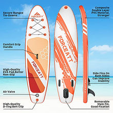 Load image into Gallery viewer, Forceatt Inflatable Paddle Boards for Adults,10'2"(L) x30(W) x6(T) SUP,Paddle Boards for All Skill Levels Include Beginner,Equipped 64" to 85" Paddle,15L Waterproof Bag and Detailed User Manual