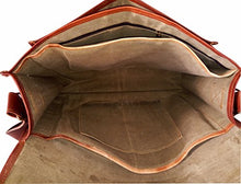 Load image into Gallery viewer, Vintage Couture 18 Inch Genuine Business Leather Laptop Messenger Bag