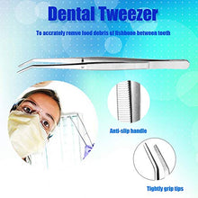 Load image into Gallery viewer, Dental Tools Stainless Steel Dental Pick Dental Floss Dental Hygiene Tool Set Tooth Scraper Plaque Tartar Remover Dental Tweezers Gum Floss for Personal Oral Care & Pet Use (6 Pack)