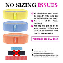 Load image into Gallery viewer, 4evershape Booty Bands, Anti Slip Fabric Resistance Bands for Legs and Butt, Workout Bands, Exercise Bands, Hip Bands, Elastic Bands for Exercise, Glute Bands, Training Book and Carry Bag Included