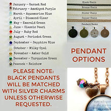 Load image into Gallery viewer, TinkerBell Peter Pan Quote Necklace Laughter Imagination Dreams