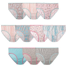 Load image into Gallery viewer, KENSIE GIRL Girls Underwear Set Variety 10 Pack Kids Panties Hipster Briefs