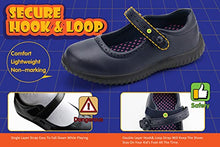 Load image into Gallery viewer, JABASIC Girl's Mary Jane School Uniform Shoes (7,Navy)