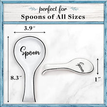 Load image into Gallery viewer, Home Acre Designs Spoon Rest For Kitchen Counter & Stove Top - White Ceramic Spoon Holder for Cooking & Counter Protection - Essential Kitchen Gadgets - White Farmhouse