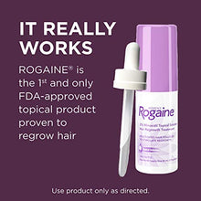 Load image into Gallery viewer, Women's Rogaine 2% Minoxidil Topical Solution for Hair Thinning and Loss, Topical Treatment for Women's Hair Regrowth, 3-Month Supply