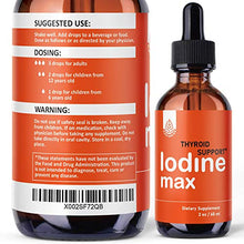 Load image into Gallery viewer, Nutrionika Nascent Iodine Drops - Liquid Iodine for Thyroid Support - Active Iodine for Hormonal Balance and Weight Support - Promotes Thyroid Edge Health - Boost Metabolism, Focus & Energy (2 Fl Oz)