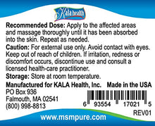 Load image into Gallery viewer, Kala Health MSMPure Maximum Strength Muscle & Joint Comfort MSM Cream, Fast Acting & Non-Staining Formula, Made in The USA, 2 oz