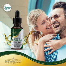 Load image into Gallery viewer, Hemp Oil - 4 Pack - 1000mg of Hemp - Grown & Made in USA - Natural Hemp Drops - by NewAge