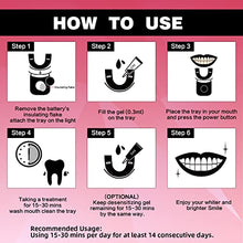 Load image into Gallery viewer, CHICY Teeth Whitening Kit with LED Light Technology Upgrade,Cooperate with New Carbamide Peroxide Teeth Whitening Gel 6X5ml, 5X Faster Than Whitening Strips,Effectively Remove All Kinds of Stain
