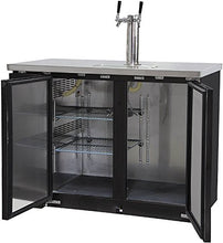 Load image into Gallery viewer, Kegco Kegerator Commercial Grade Two Keg Beer Dispenser - Dual Faucet