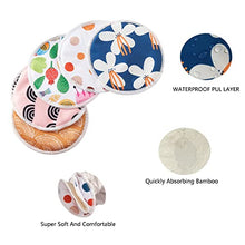 Load image into Gallery viewer, Organic Bamboo Nursing Pads for Breastfeeding - 10 Washable Pads + Wet Bag +Wash Bag, Super Absorbent Breast Pads Nipple Pads for Breastfeeding Reusable Breast Pads for Breastfeeding(Large 4.7")