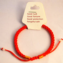 Load image into Gallery viewer, Feng Shui Brass Gong Desktop Zen Art for Fortune + Free Red String Bracelet H1301
