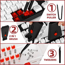 Load image into Gallery viewer, RUNJRX 32 Switches Acrylic Lube Station Tester Opener for Gateron Cherry Invyr TTC DIY Custom Mechanical Keyboard Keycap Switch Puller
