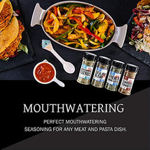 Load image into Gallery viewer, The Spice Lab Mediterranean Spices and Seasonings Set - Gift Set for All Around Cooking and Air Fryers - 4 Shaker Jars - Gluten Free, Kosher & Non GMO Spices - All Purpose Premium Blends -2051