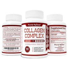 Load image into Gallery viewer, Premium Multi Collagen Peptides Capsules (Types I, II, III, V, X) - Anti-Aging, Hair, Skin and Nails, Digestive & Joint Health Supplement, Hydrolyzed Collagen Pills, Women & Men (90 Collagen Capsules)