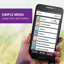 Load image into Gallery viewer, Jitterbug Smart2 No-Contract Easy-to-use 5.Smartphone for Seniors by GreatCall,Black