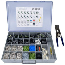 Load image into Gallery viewer, Weather Pack Pro Kit WP-1292 With Bulkhead Kit and Pro Crimp Tool: Sealed Weatherproof Automotive Electrical Connectors 20-12 Gauge 1292 Piece Kit With Bulkhead Connectors & 12014254 Crimp Tool