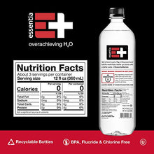 Load image into Gallery viewer, Essentia Bottled Water, 1 Liter, Pack of 12 Bottles; 99.9% Pure, Infused with Electrolytes for a Smooth Taste, pH 9.5 or Higher; Ionized Alkaline Water