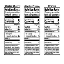 Load image into Gallery viewer, Gatorade G Zero Powder, Glacier Cherry Variety Pack, 0.10oz Individual Packets (50 Pack)