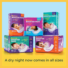 Load image into Gallery viewer, Sposie with Adhesive, Stop Overnight Diaper leaks, Nighttime Protection for Heavy Wetters, Potty Training, and Active Sleepers, Fits Diaper Sizes 4-6 and Pull-ons 2T-5T, 84 ct for Boys and Girls