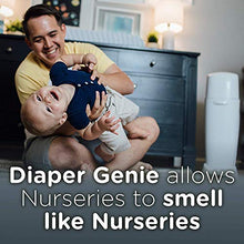 Load image into Gallery viewer, Playtex Diaper Genie Complete Pail with Built-In Odor Controlling Antimicrobial, Includes Pail & 1 Refill, White